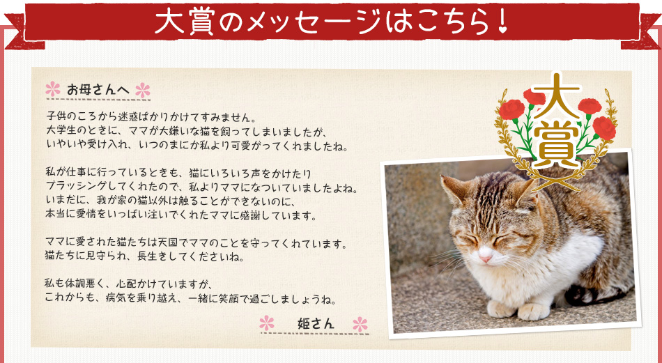 大賞のメッセージ1